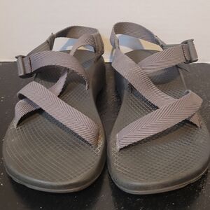Chaco Gray Strappy Sandals